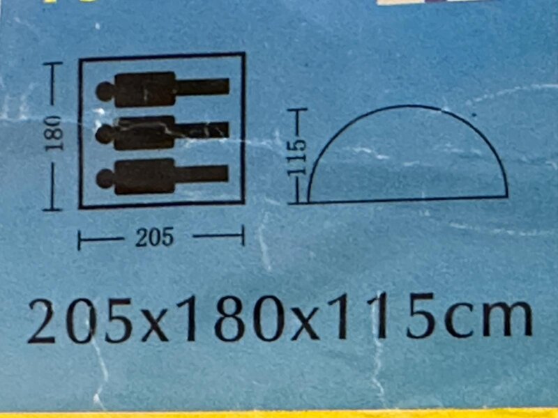 Cort Camping 3 persoane- folosit o singura data