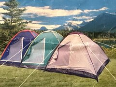 Cort Camping 3 persoane- folosit o singura data